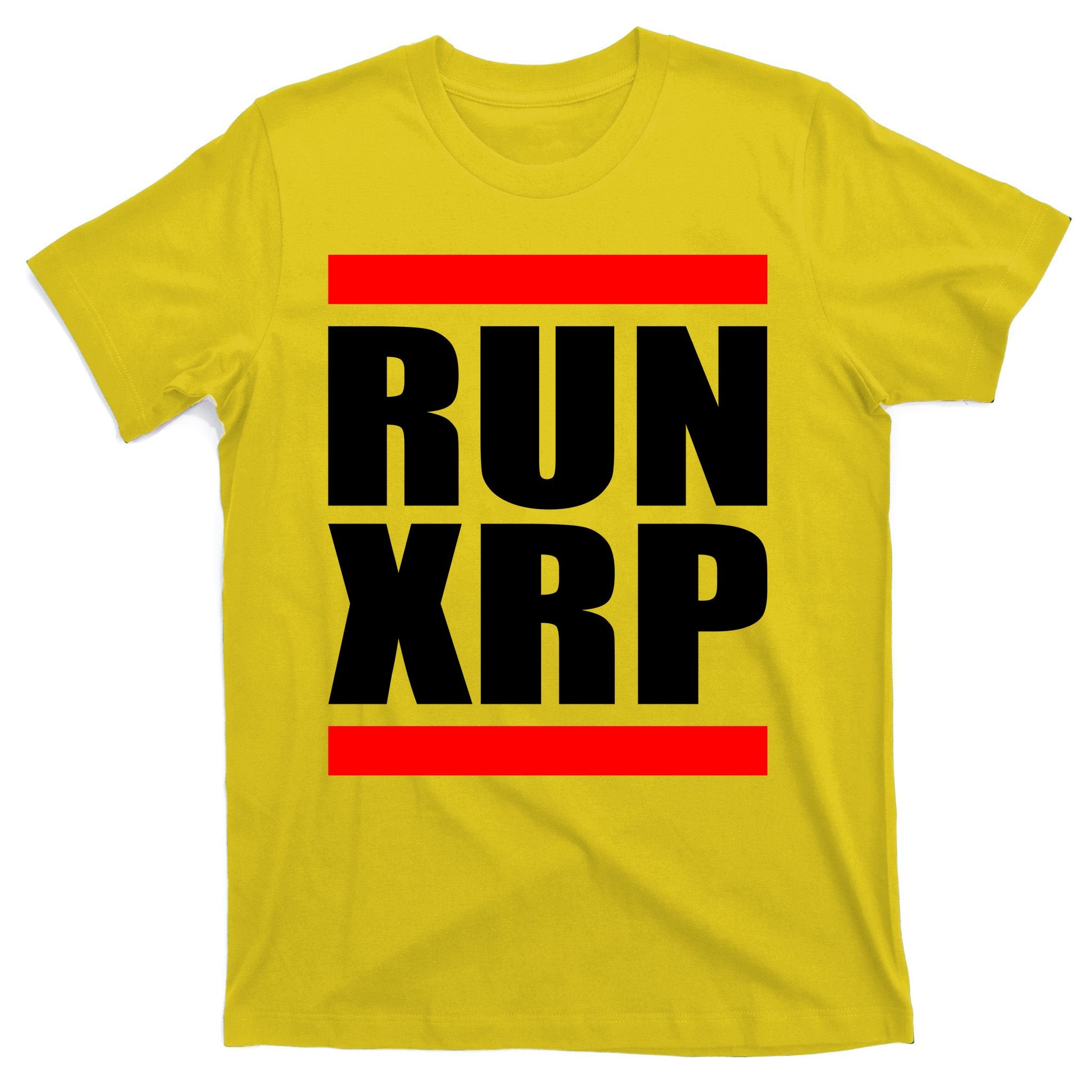 Run XRP Ripple Crypto Currency To the Moon T-Shirt