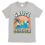 Retro Vintage Cruel Summer Tropical Beach Vacation T-Shirt