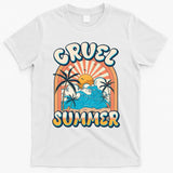 Retro Vintage Cruel Summer Tropical Beach Vacation T-Shirt