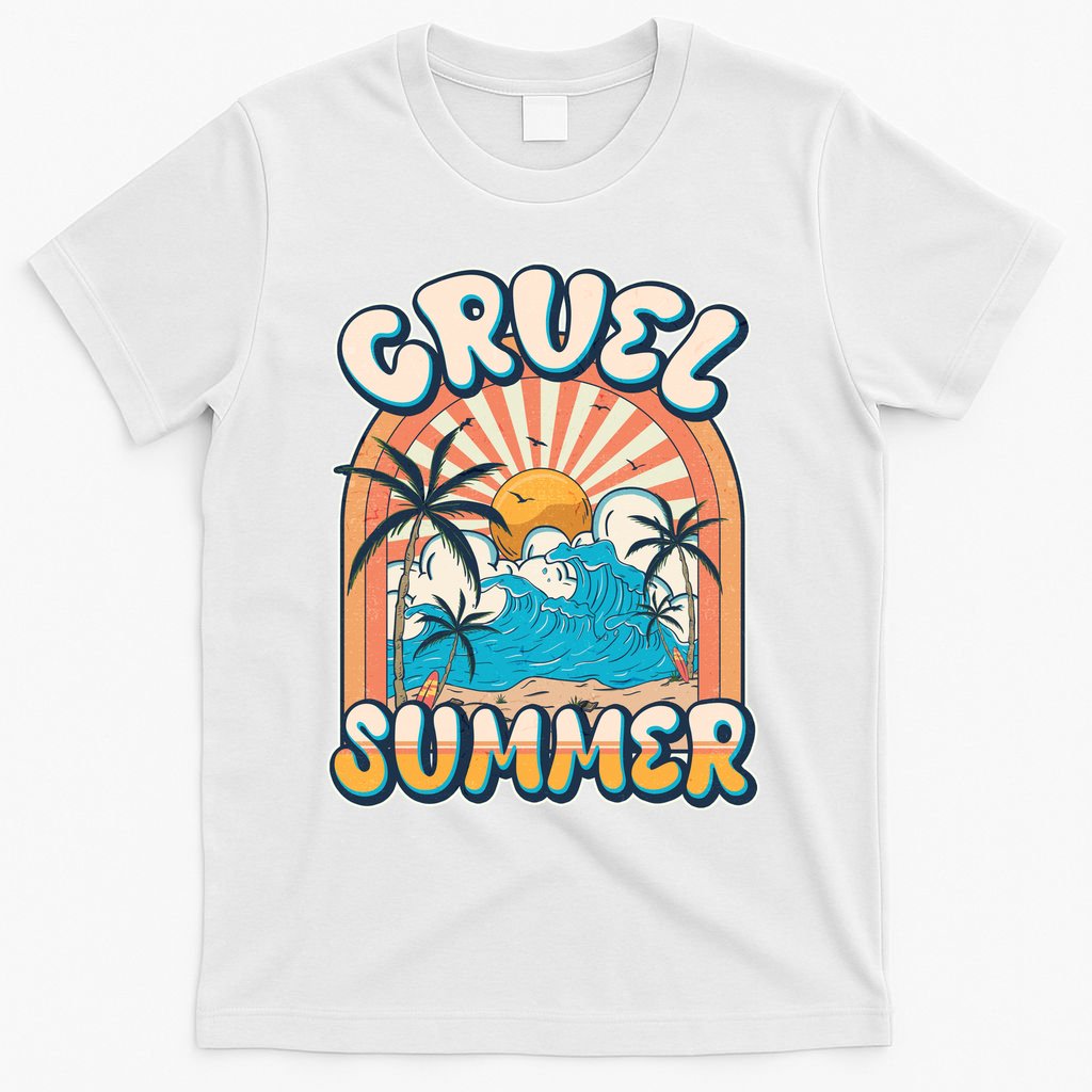Retro Vintage Cruel Summer Tropical Beach Vacation T-Shirt