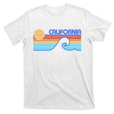 Retro Vintage California Sunset Wave T-Shirt