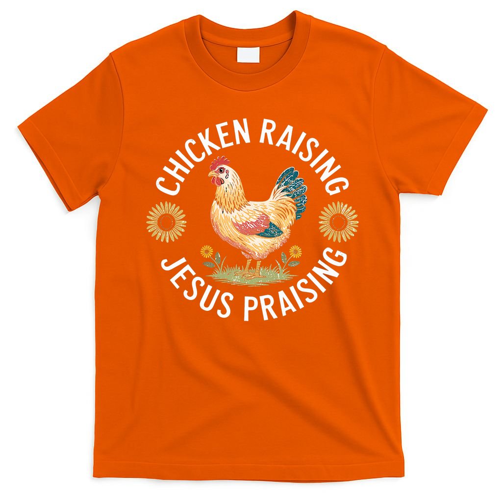 Retro Vintage Chicken Raising & Jesus Praising T-Shirt
