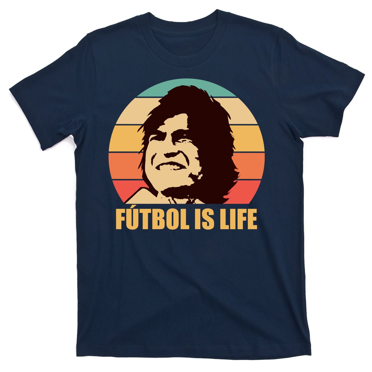 Retro Vintage Futbol Is Life T-Shirt