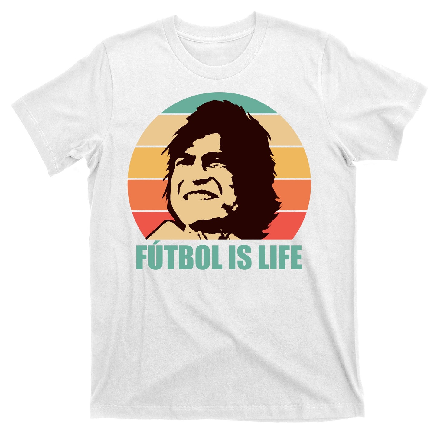 Retro Vintage Futbol Is Life T-Shirt