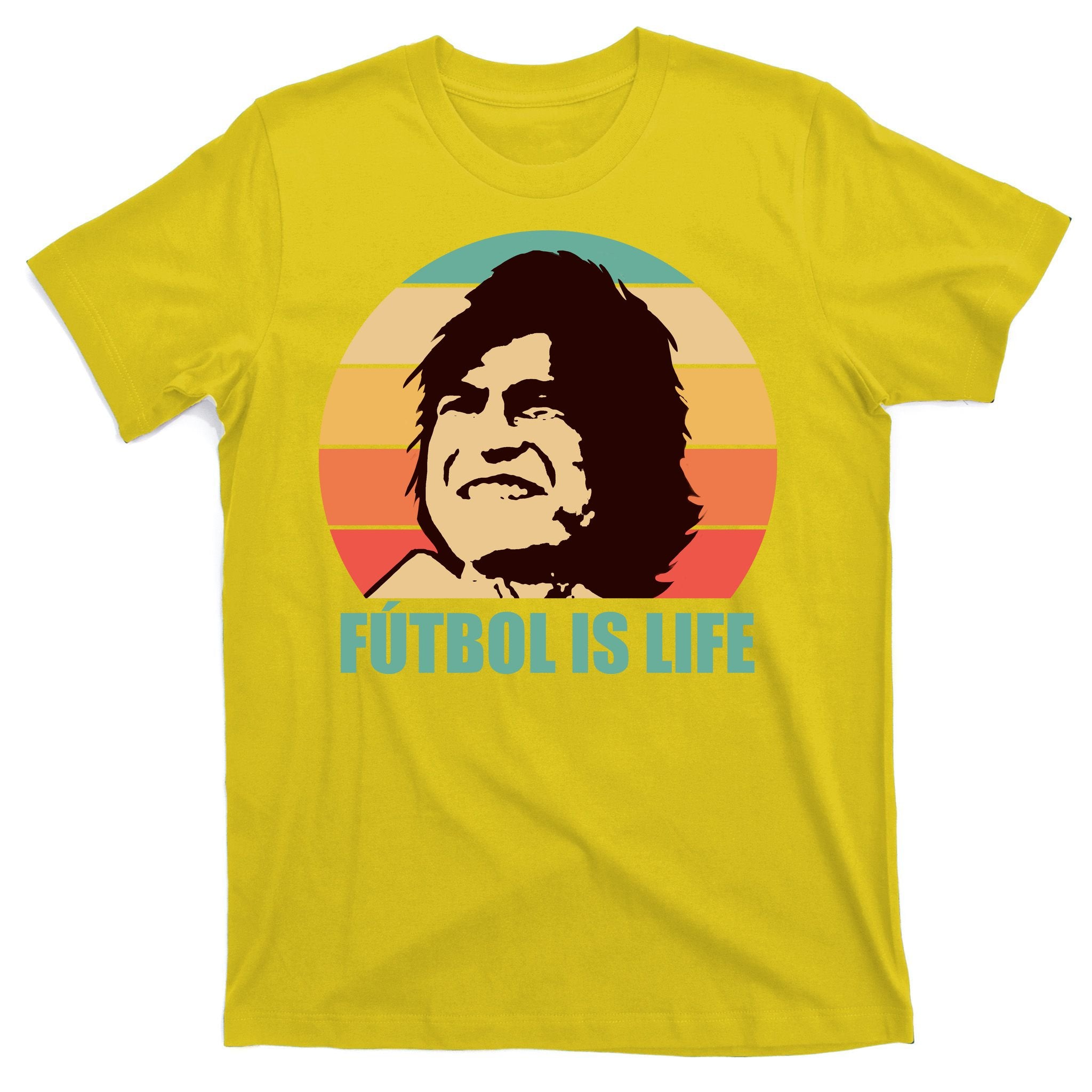 Retro Vintage Futbol Is Life T-Shirt