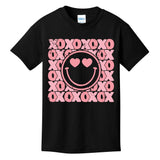 Retro Valentine Heart Xoxo Kids T-Shirt