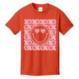 Retro Valentine Heart Xoxo Kids T-Shirt