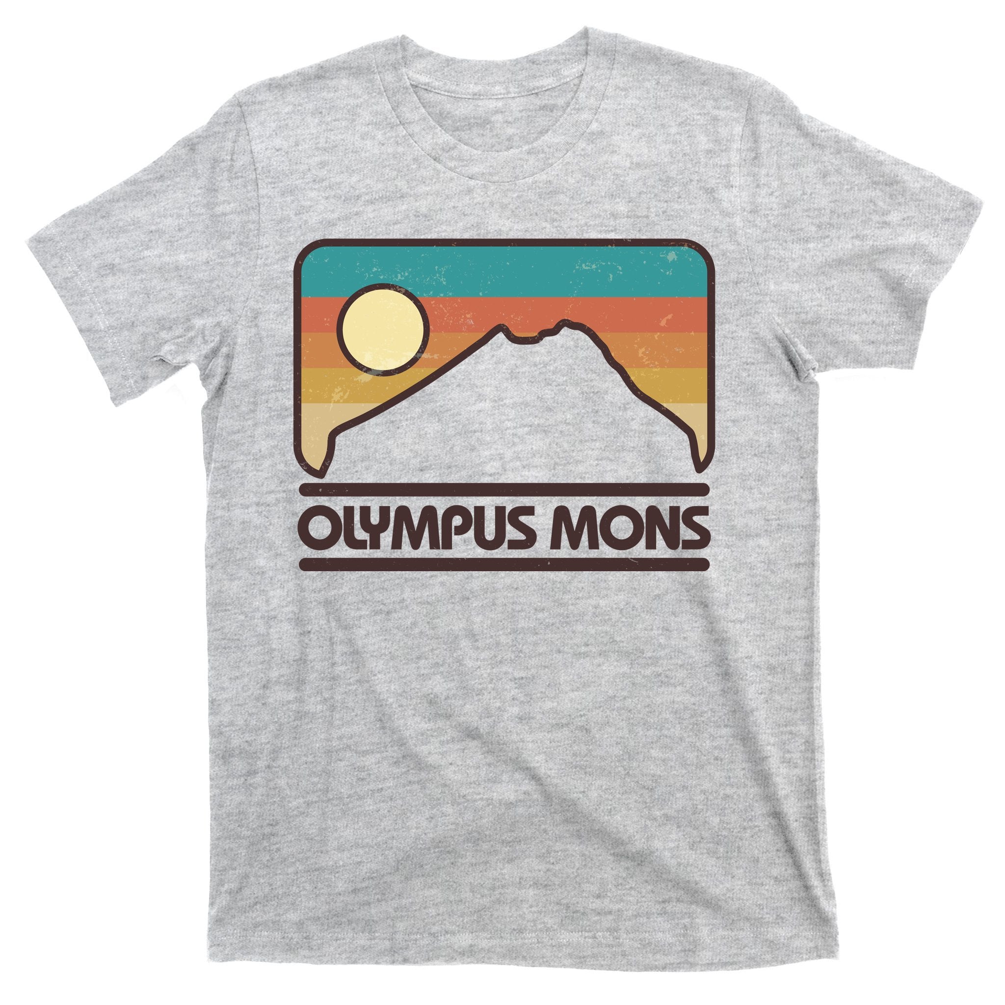 Retro Vintage Olympus Mons Mars Volcano T-Shirt