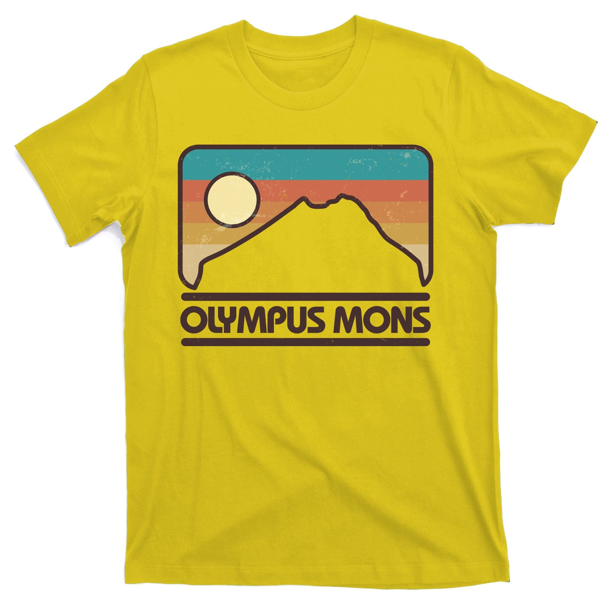 Retro Vintage Olympus Mons Mars Volcano T-Shirt