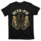 Retro Vintage Octo Pie Octopus Pizza Slices T-Shirt