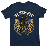 Retro Vintage Octo Pie Octopus Pizza Slices T-Shirt