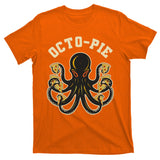 Retro Vintage Octo Pie Octopus Pizza Slices T-Shirt