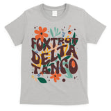 Retro VintageFlowers Vintage Foxtrot Delta Tango T-Shirt