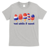 Red White And Sweet 4th Of July T-Shirt