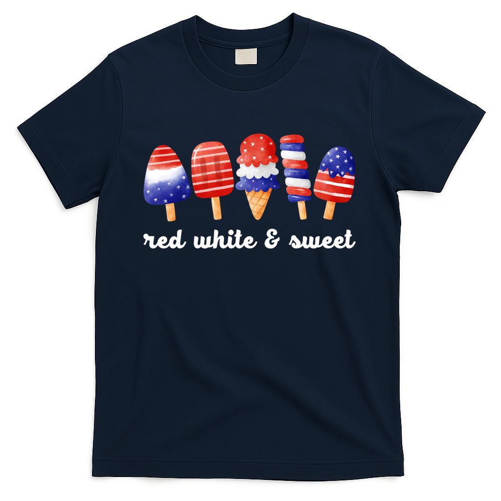 Red White And Sweet 4th Of July T-Shirt