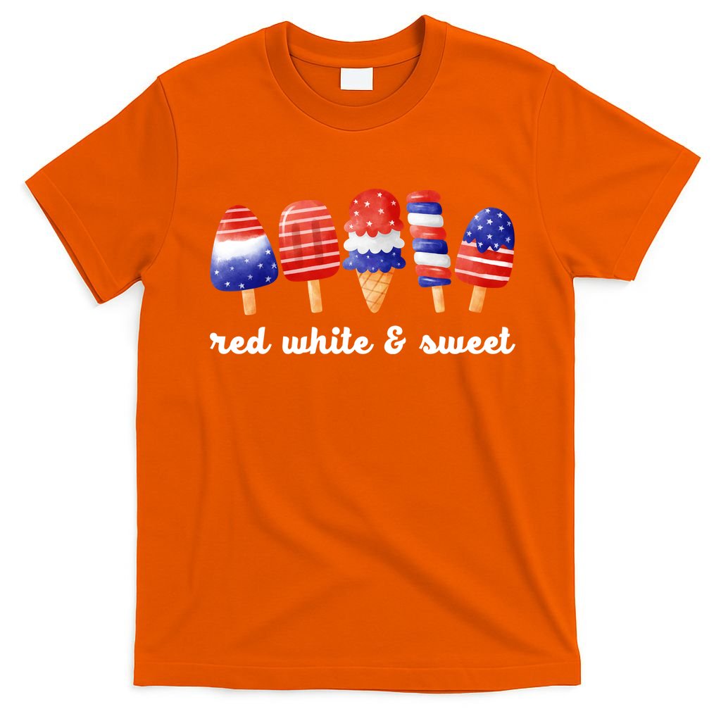 Red White And Sweet 4th Of July T-Shirt