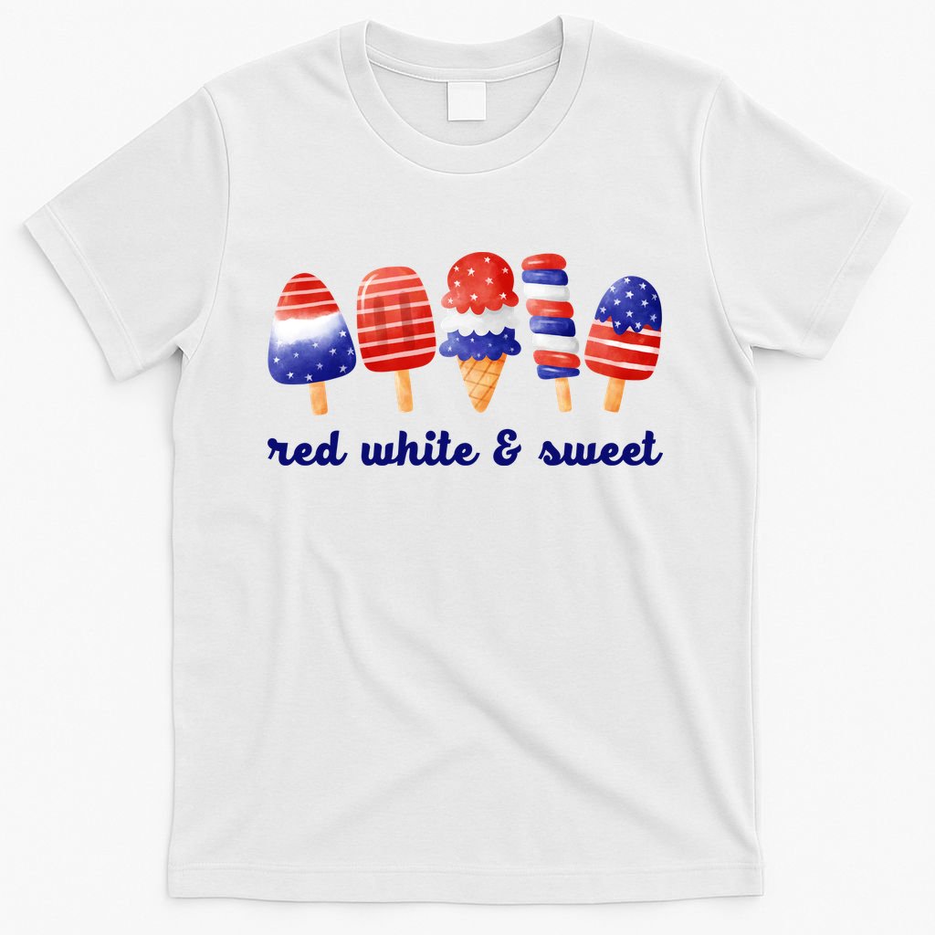 Red White And Sweet 4th Of July T-Shirt