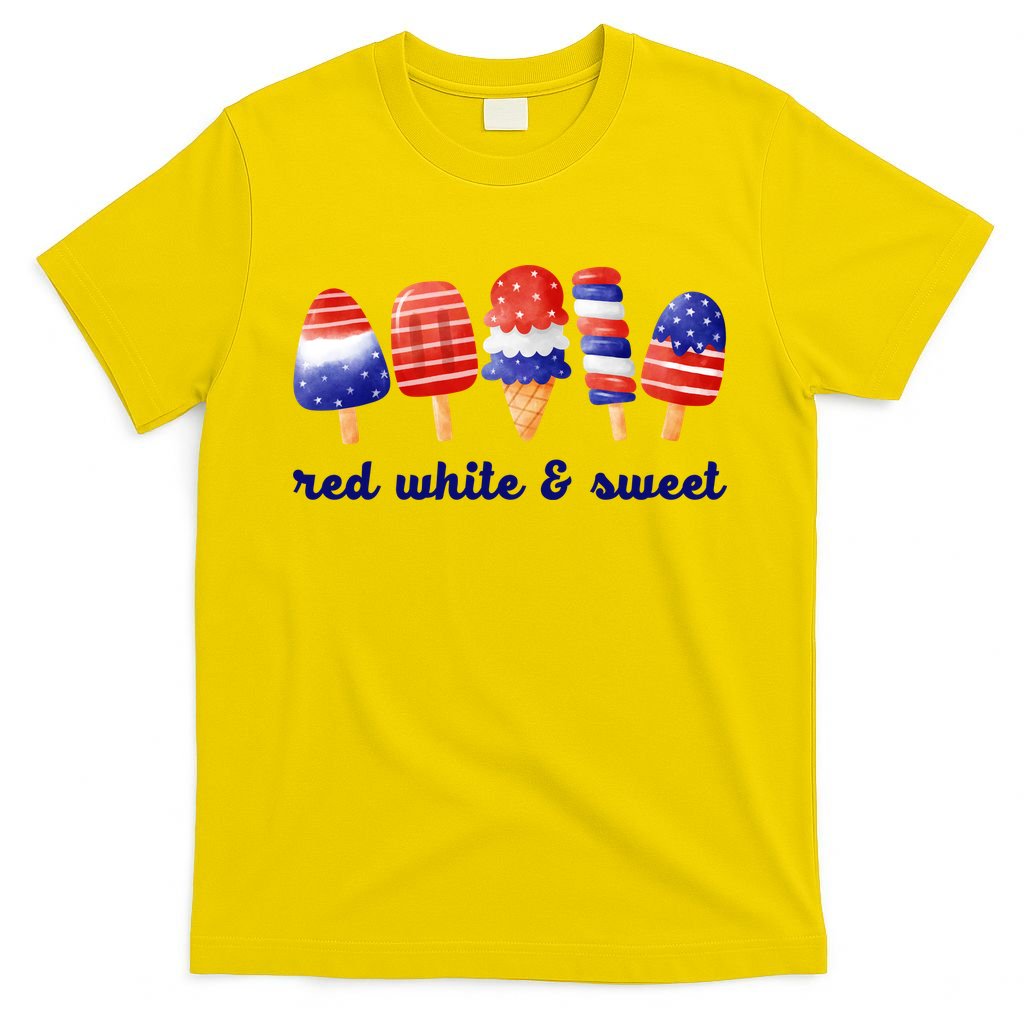 Red White And Sweet 4th Of July T-Shirt