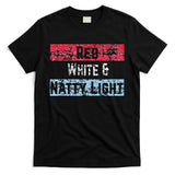 Red White And Natty Light 4th Of July T-Shirt