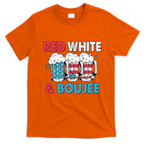 Red White And Boujee Retro 4th Of July Drinking T-Shirt