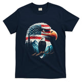 Red White Blue Bald Eagle American Flag For 4th Of July Gift T-Shirt