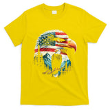 Red White Blue Bald Eagle American Flag For 4th Of July Gift T-Shirt