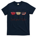 Red Wine & Blue 4th Of July Wine Red White Blue Wine Glasses T-Shirt