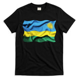 Rwanda Wavey Flag T-Shirt
