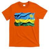 Rwanda Wavey Flag T-Shirt