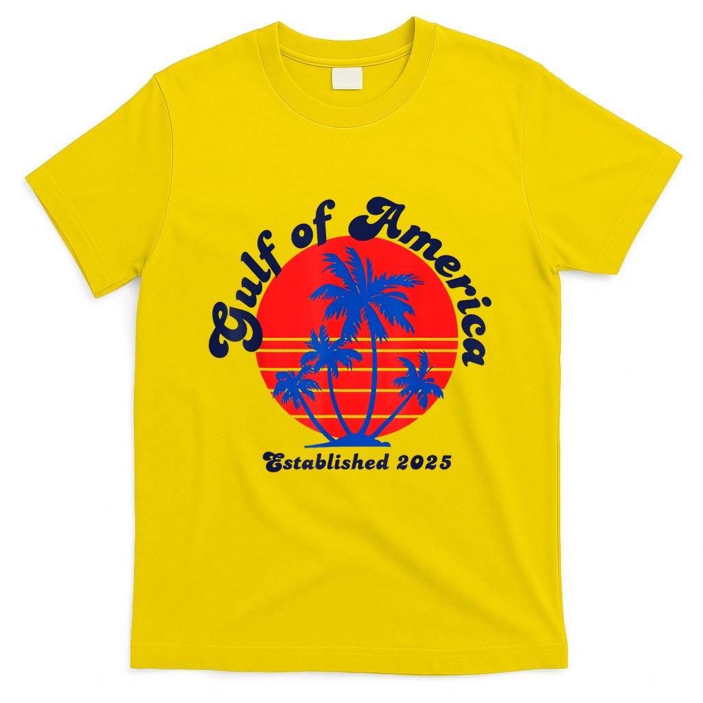 Retro Welcome To Americas Gulf Trump Mexico America 2025 T-Shirt