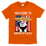 Retro Welcome To AmericaS Gulf Funny Trump Mexico America T-Shirt