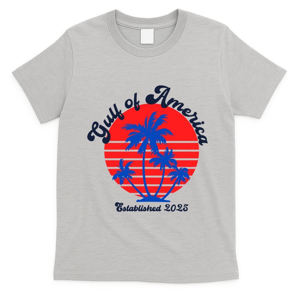 Retro Welcome To Americas Gulf Trump Mexico America 2025 T-Shirt
