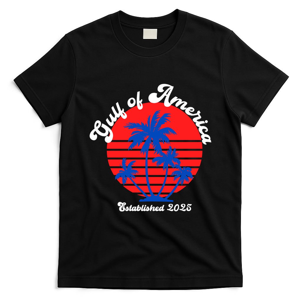Retro Welcome To Americas Gulf Trump Mexico America 2025 T-Shirt
