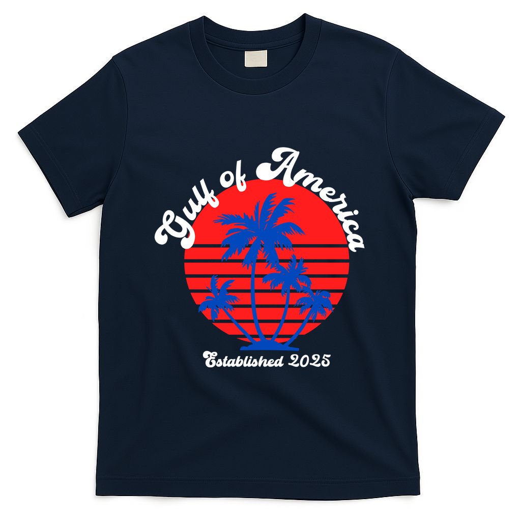 Retro Welcome To Americas Gulf Trump Mexico America 2025 T-Shirt