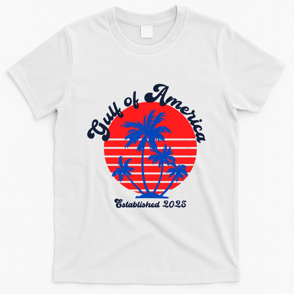 Retro Welcome To Americas Gulf Trump Mexico America 2025 T-Shirt