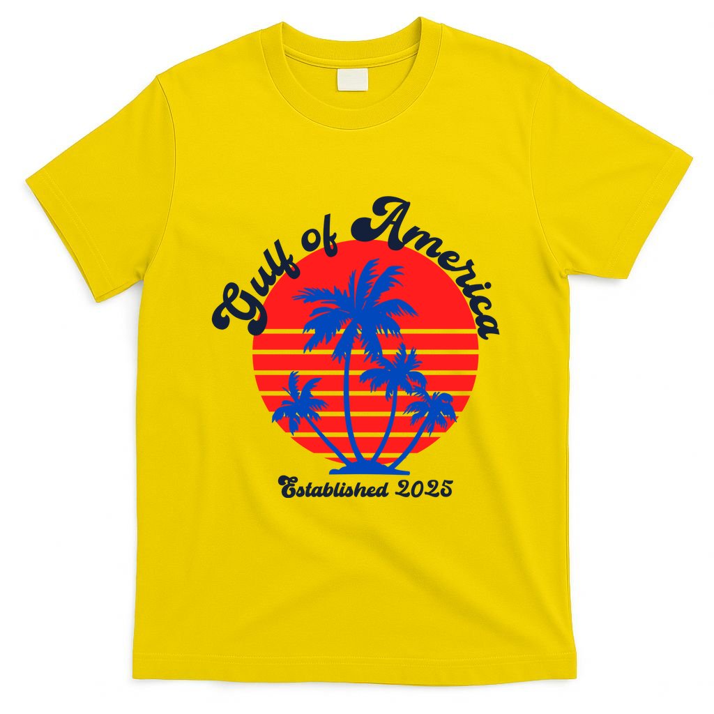 Retro Welcome To Americas Gulf Trump Mexico America 2025 T-Shirt