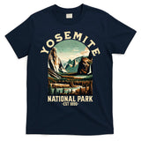 Retro Yosemite National Park Usa Vintage Hiking T-Shirt