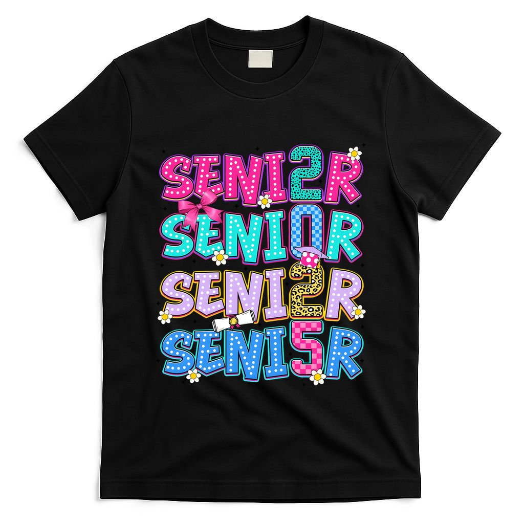 Senior 2025 Back To School Graduation T-Shirt