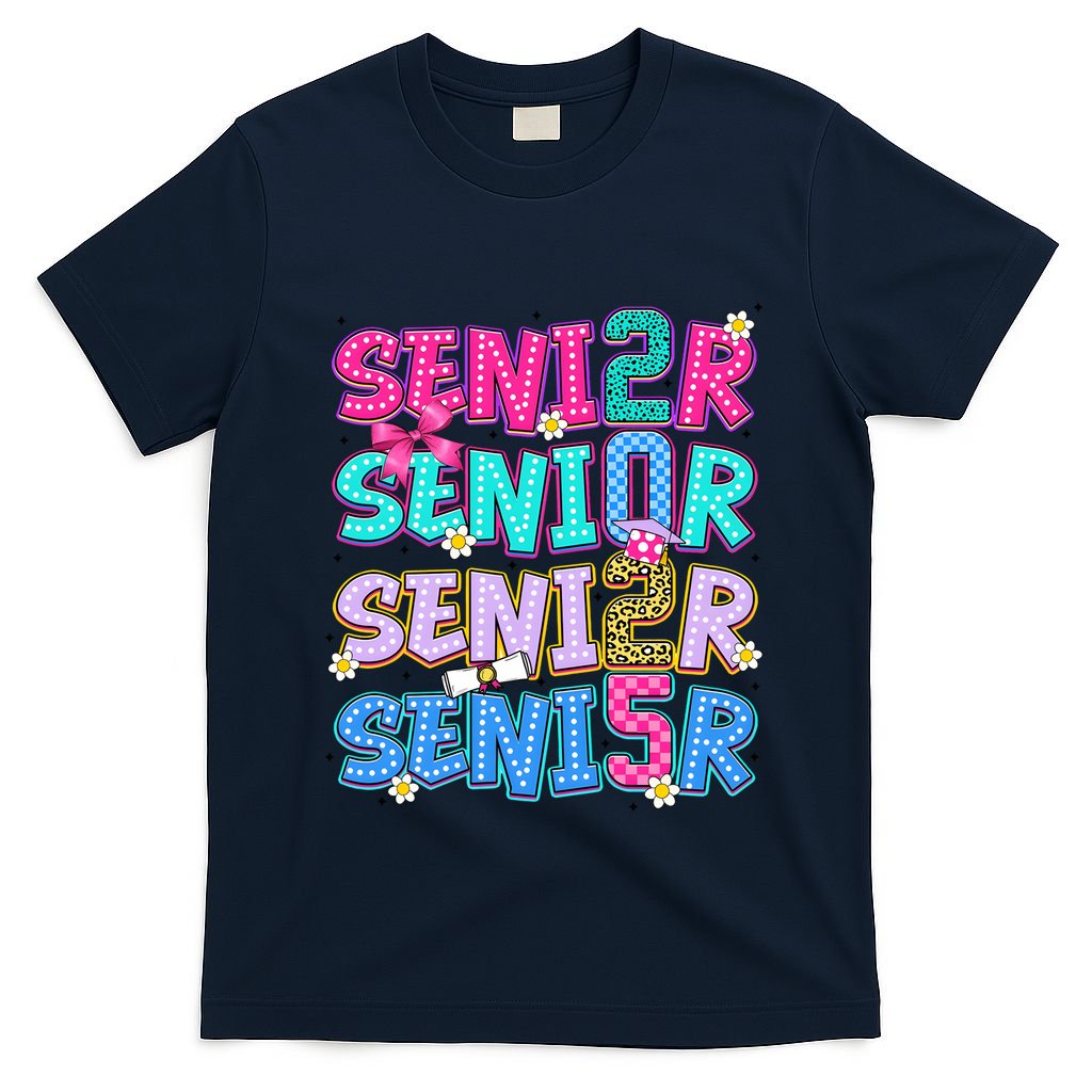 Senior 2025 Back To School Graduation T-Shirt
