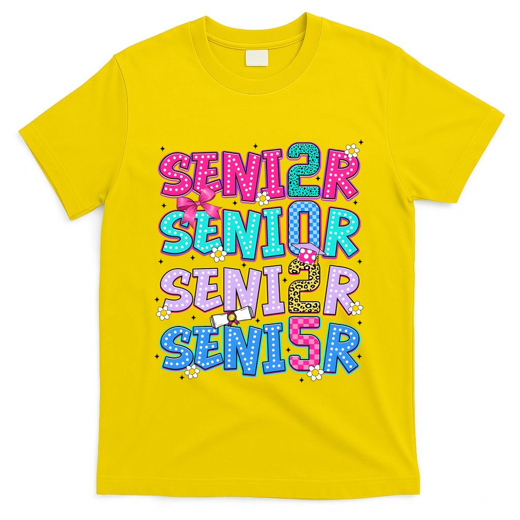 Senior 2025 Back To School Graduation T-Shirt