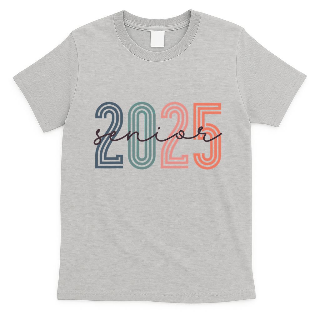 Senior 2025 Class Of 2025 Back To School Retro Graduation T-Shirt