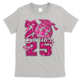 Senior 2025 Class Of 2025 Bows Back To School 2025 T-Shirt