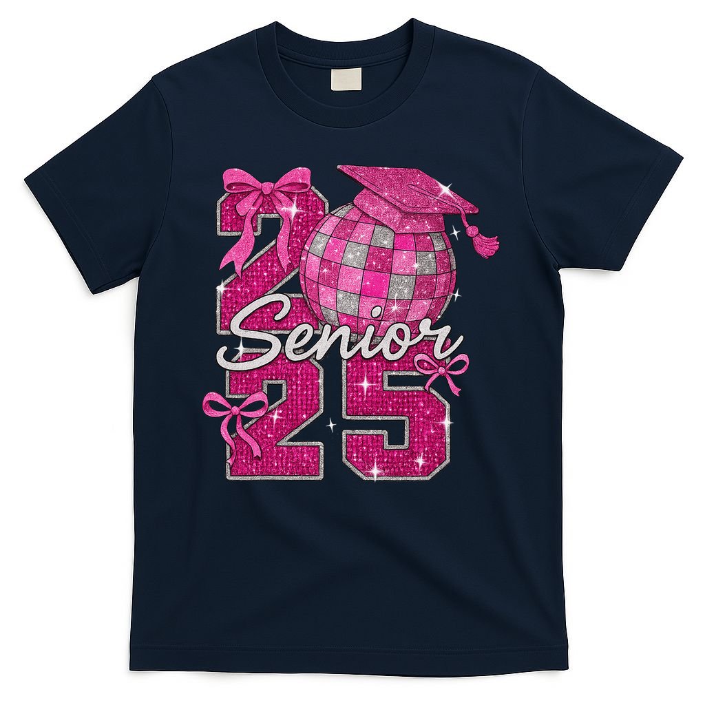 Senior 2025 Class Of 2025 Bows Back To School 2025 T-Shirt