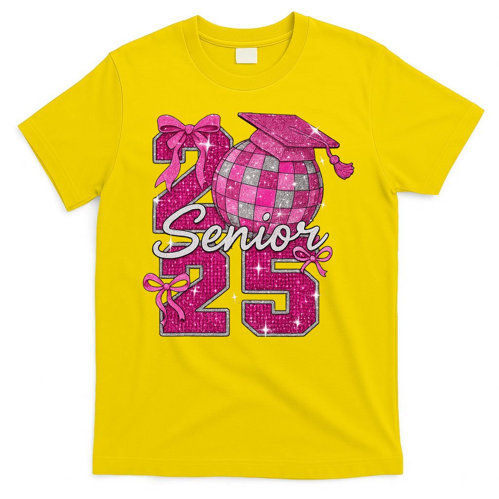 Senior 2025 Class Of 2025 Bows Back To School 2025 T-Shirt