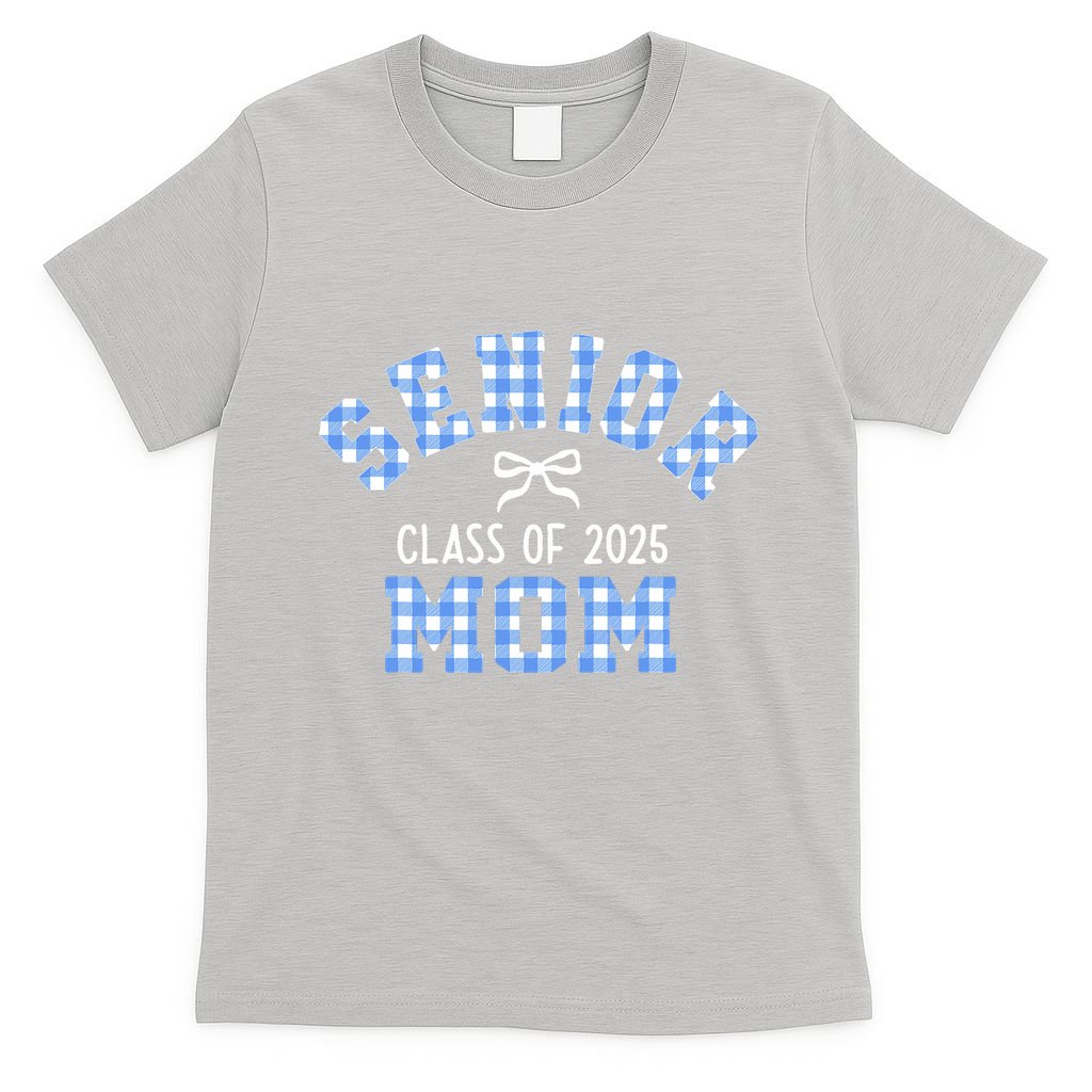Senior 2025 Class Of 2025 Senior Mom Bow Back To School T-Shirt