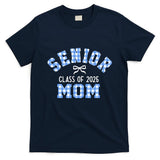 Senior 2025 Class Of 2025 Senior Mom Bow Back To School T-Shirt