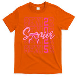Senior 2025 Coquette Bow Class Of 2025 Back To School T-Shirt