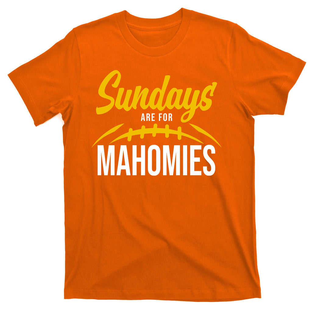Sundays Are For Mahomies Football Lover T-Shirt