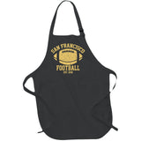 San Francisco Football EST 1946 Vintage Style Full-Length Apron With Pockets
