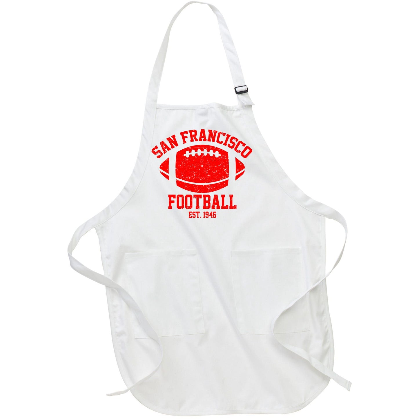 San Francisco Football EST 1946 Vintage Style Full-Length Apron With Pockets